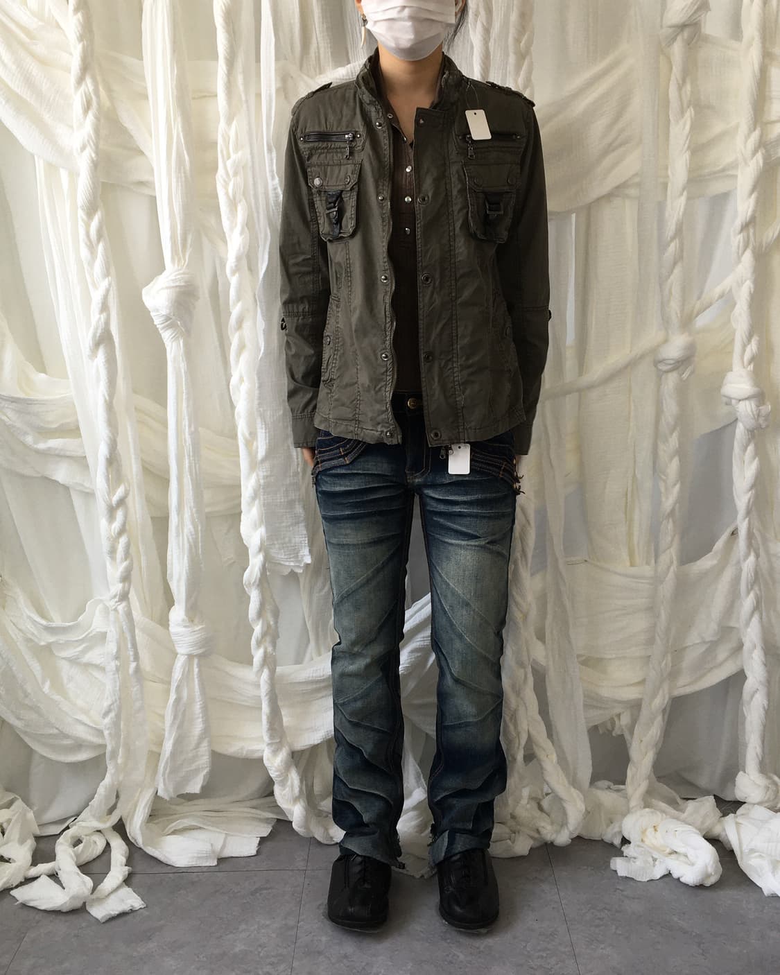 Pocket point high neck jacket 상품이미지6
