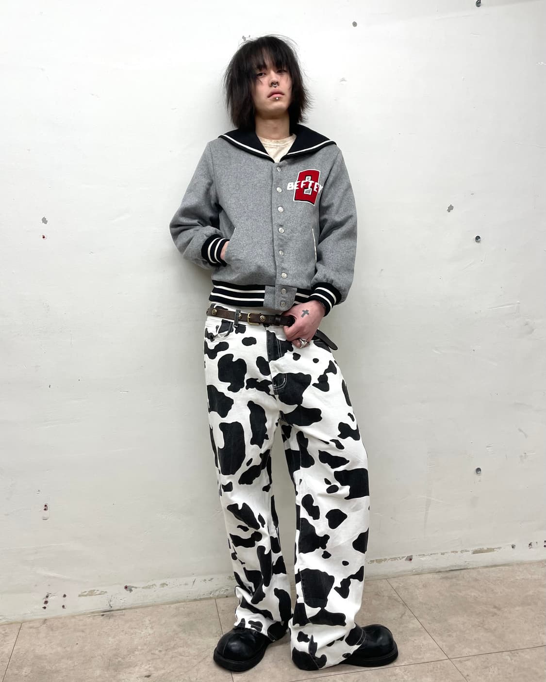 Betty Cape Gray Jacket 상품이미지7