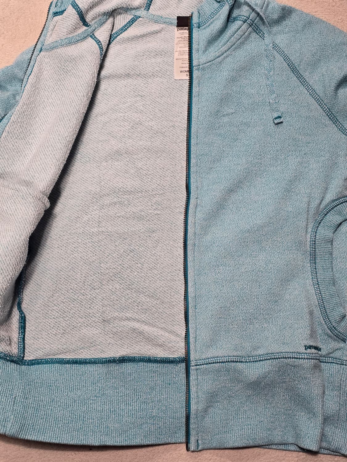 파타고니아 오가닉 코튼 후드 집업 S  상품이미지5