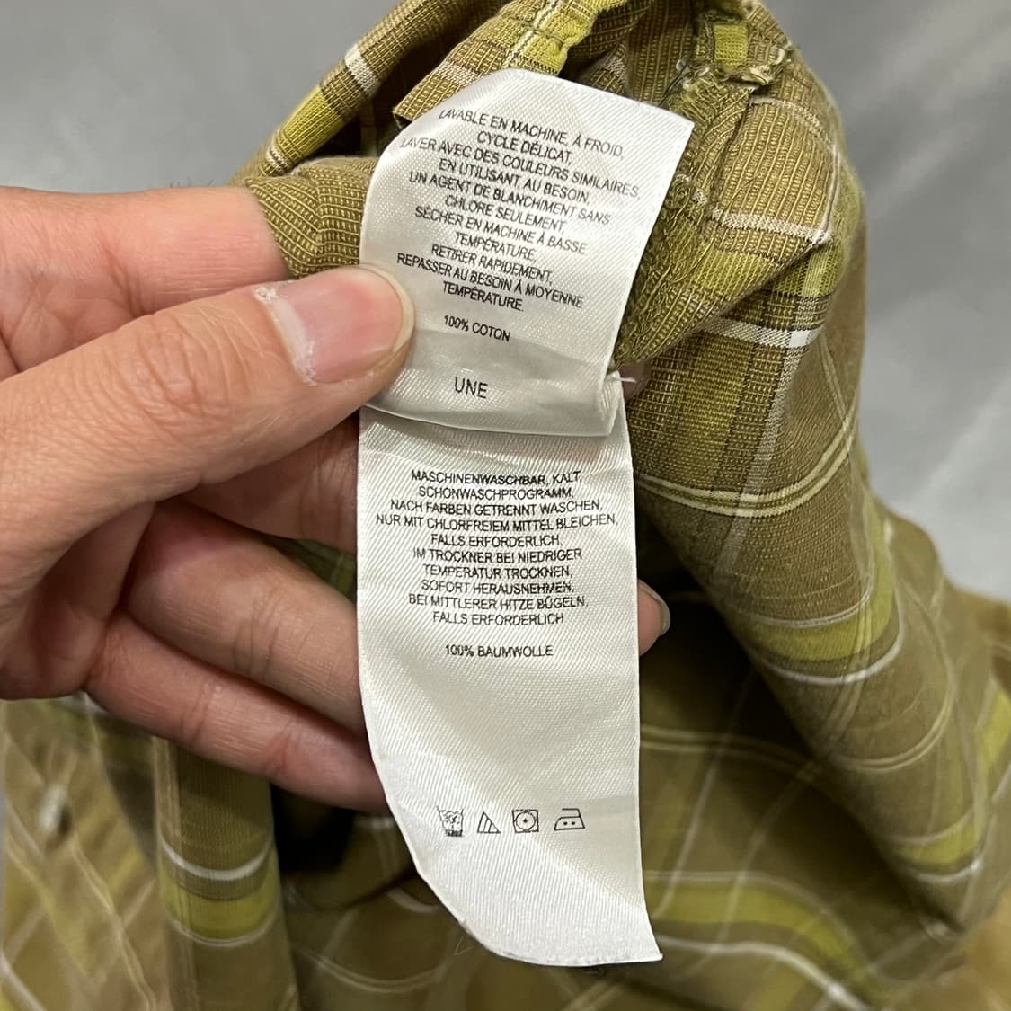  컬럼비아 체크 하프 셔츠 y16245 상품이미지8