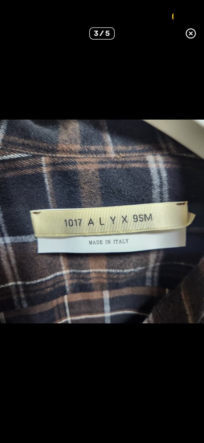Alyx 체크셔츠 상품이미지3