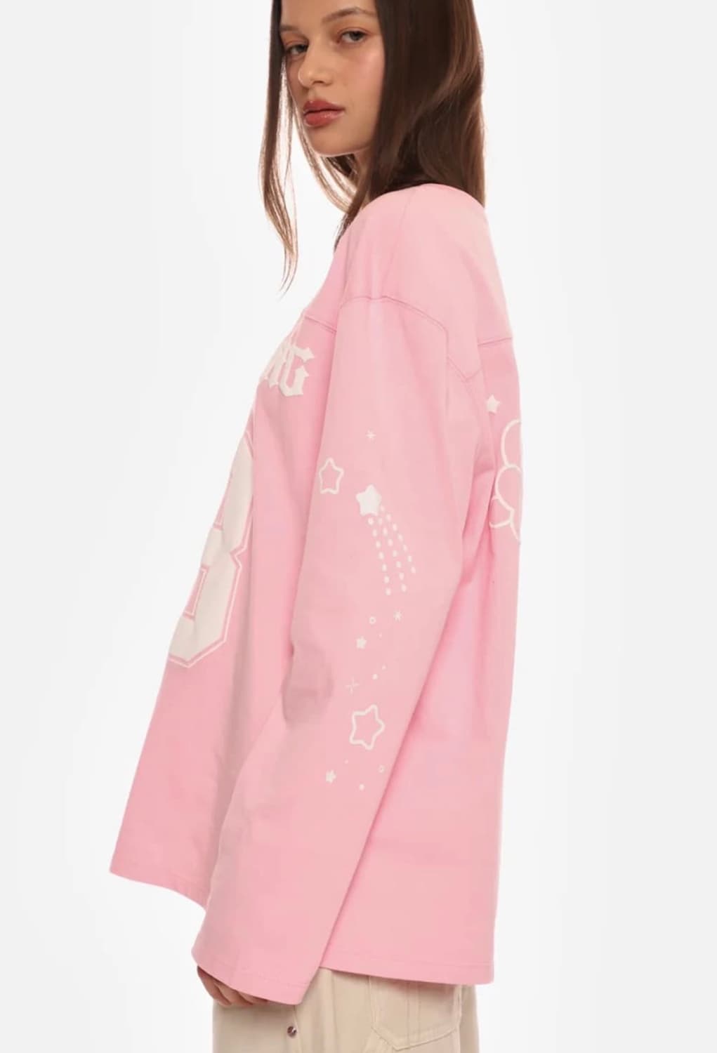 (XS,S,M) 샌디리앙 Princeton top 티셔츠 핑크 상품이미지6