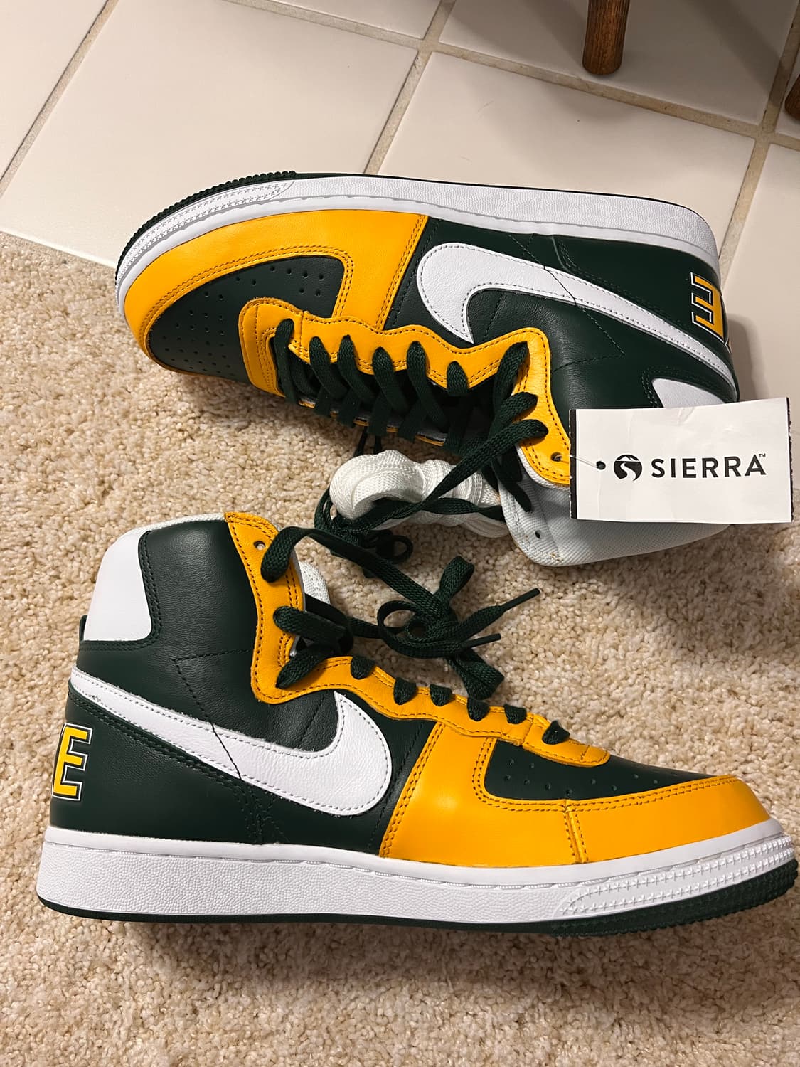 [새상품] 나이키 터미네이터 하이 시애틀 슈퍼소닉스 (275 / 9.5) 상품이미지5