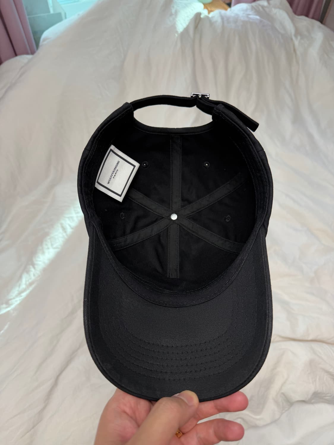 24ss 우영미 정품 볼캡 블랙 상품이미지2