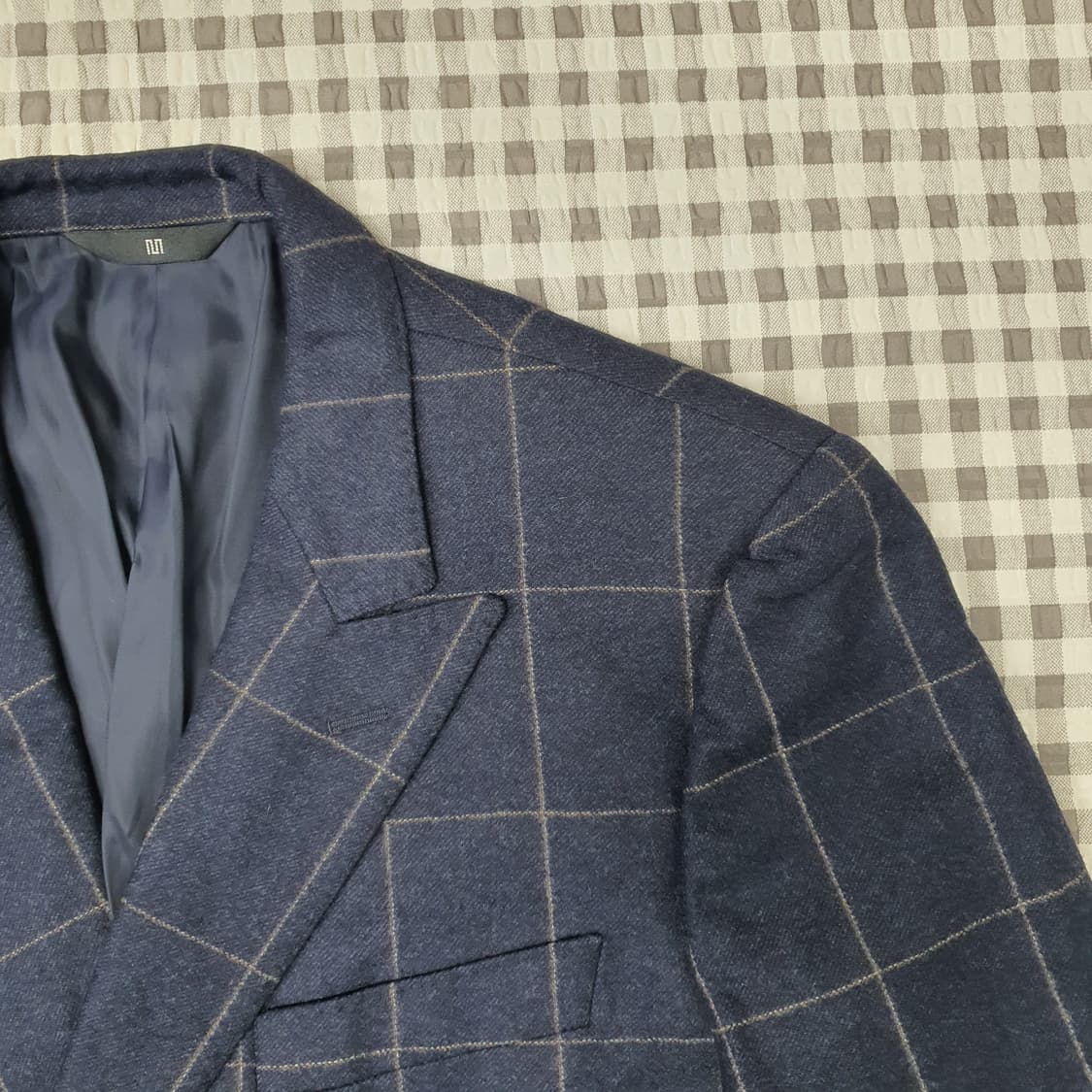 마에스트로 울100 더블버튼 블레이저 자켓 남자95 상품이미지3