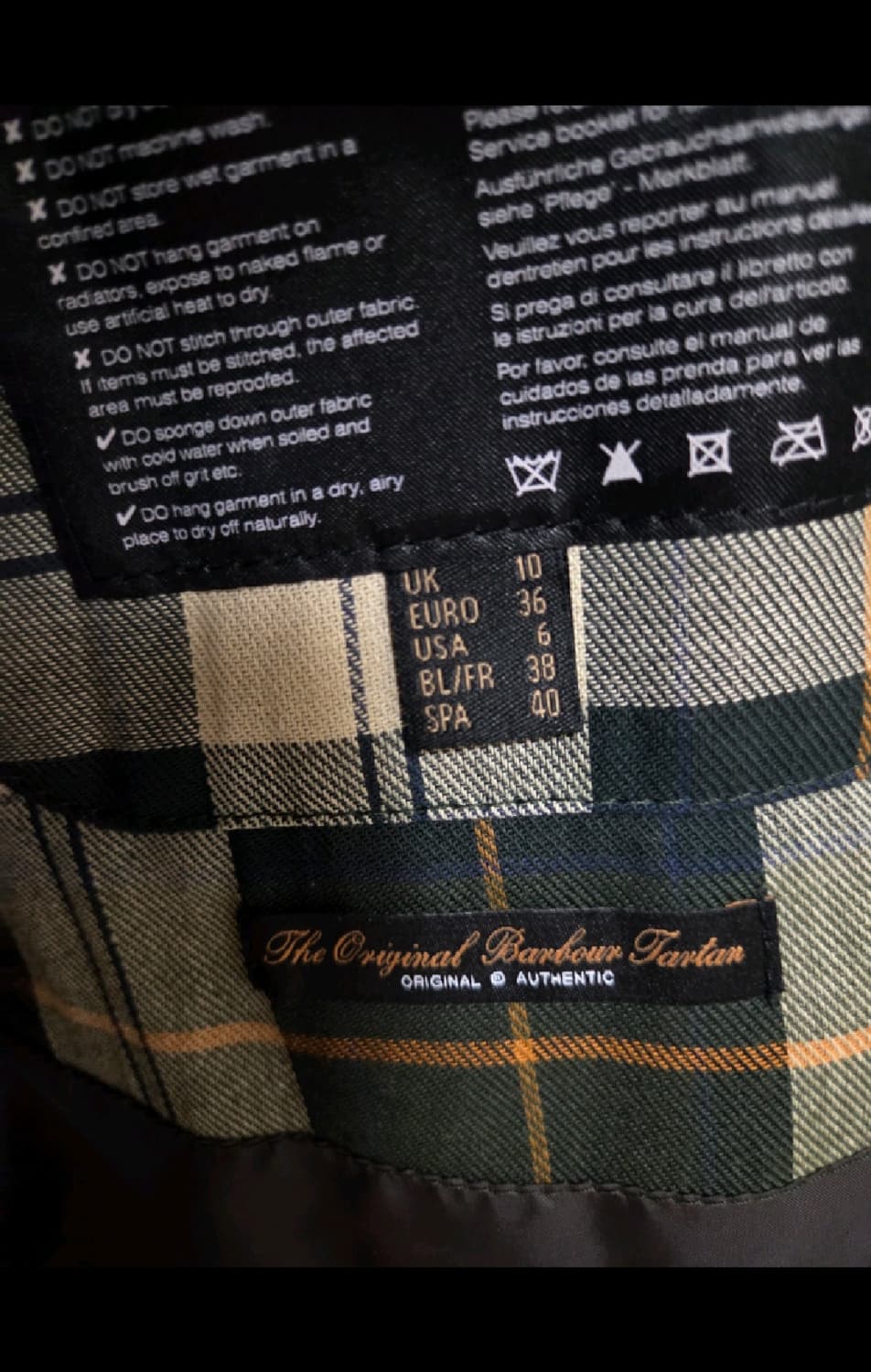 바버 여성 자켓 세이지 uk10 상품이미지2