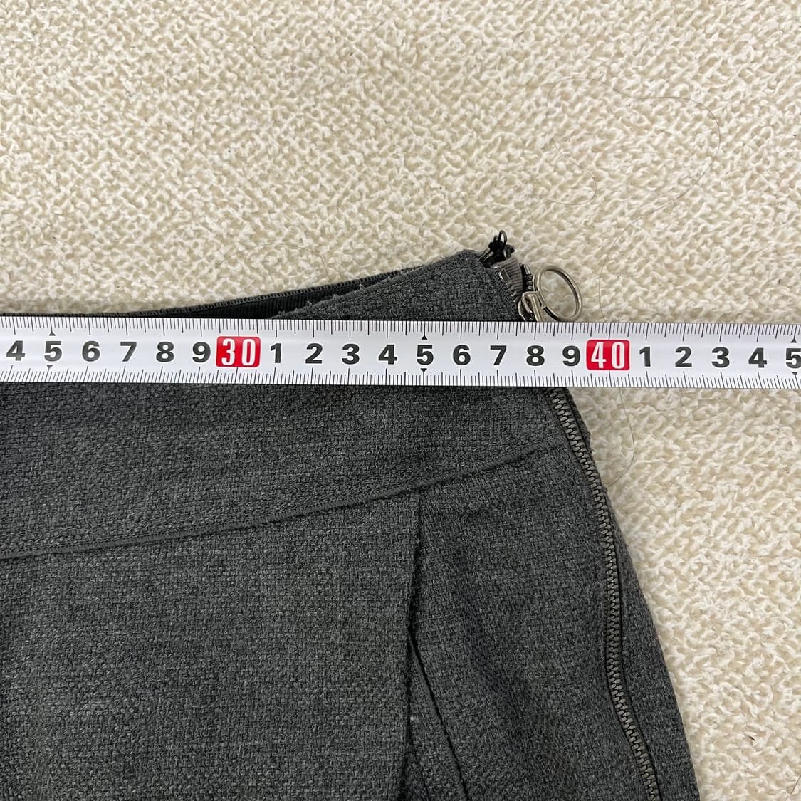 [79-100] 미샤 여성 울 와이드 슬랙스 바지 0116M1 상품이미지5