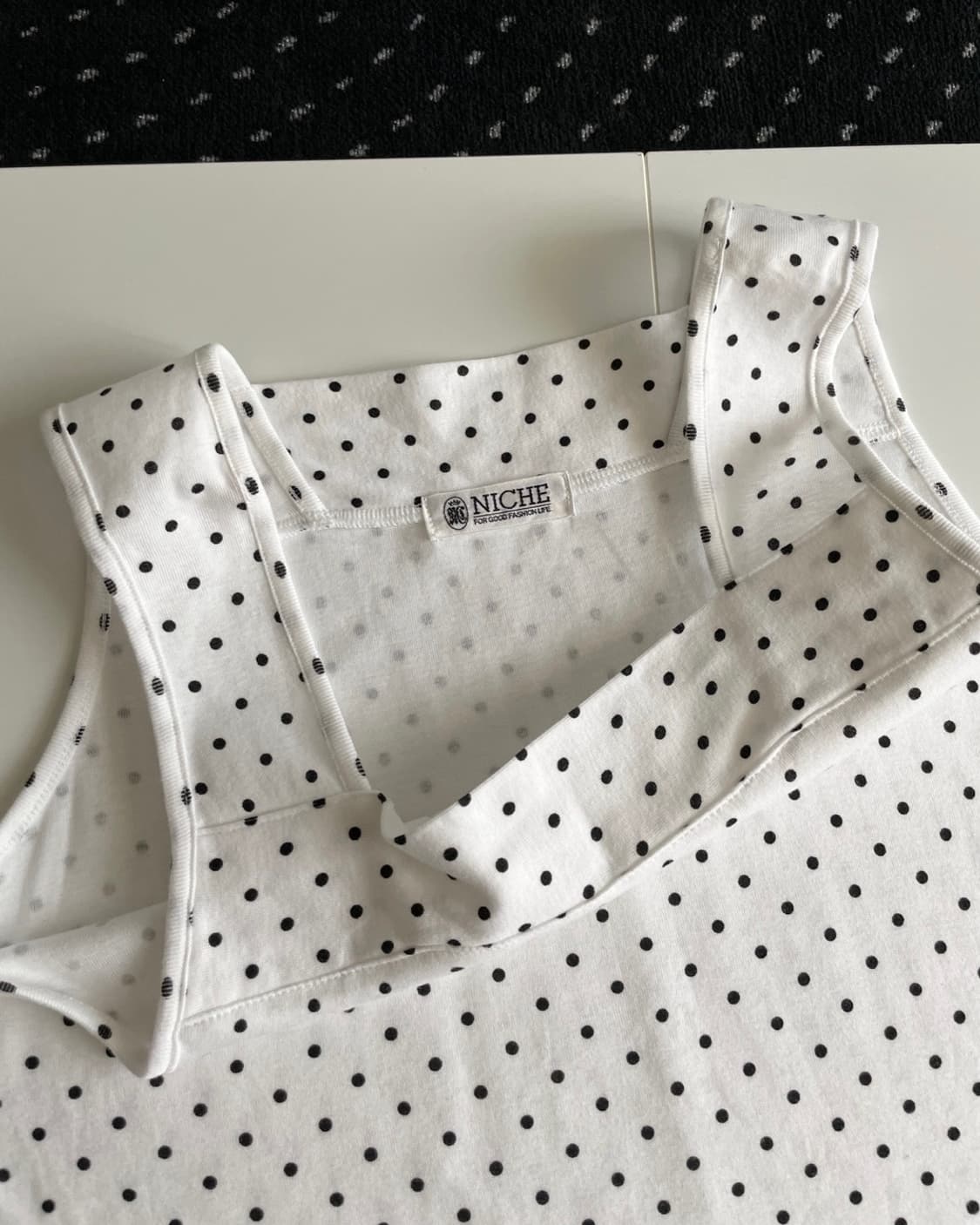 dot sleeveless 상품이미지7