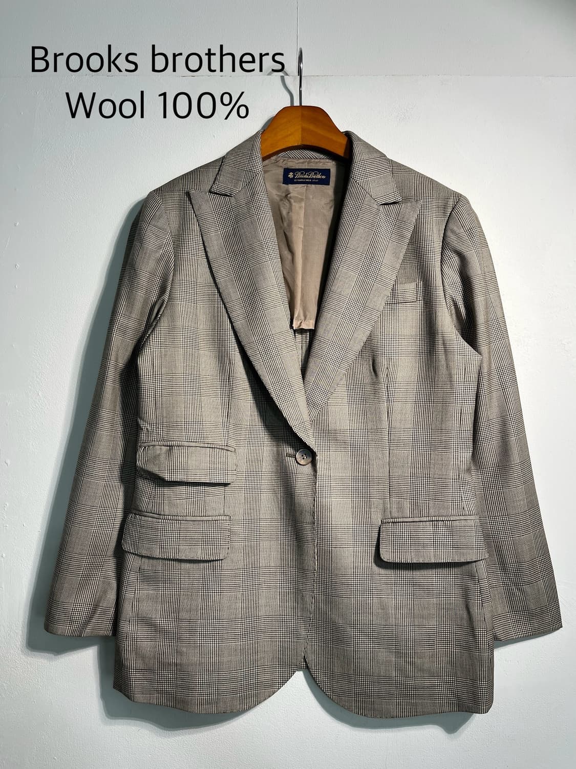 Brooks brothers 브룩스브라더스 울100% 테일러링 자켓 상품이미지5