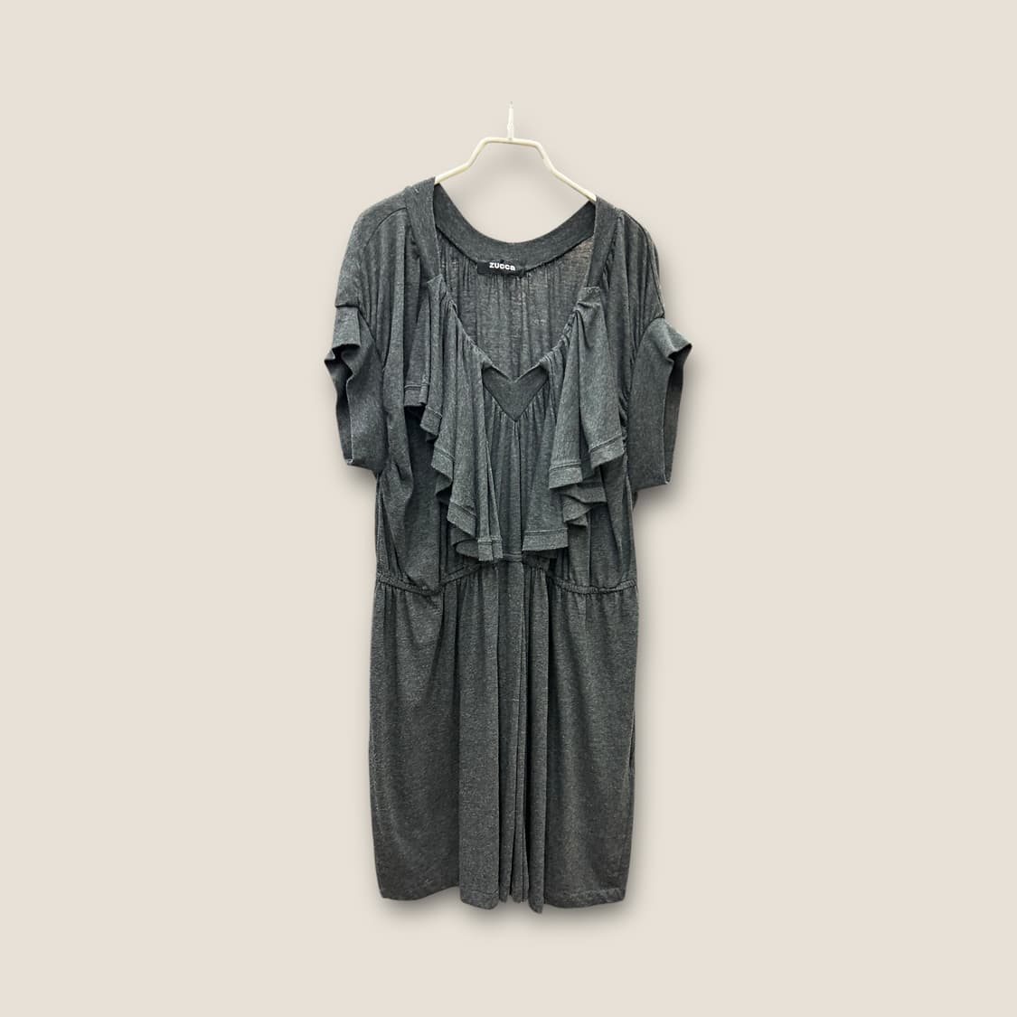 X001 ZUCCA 러플 셔링 빈티지 원피스  상품이미지1