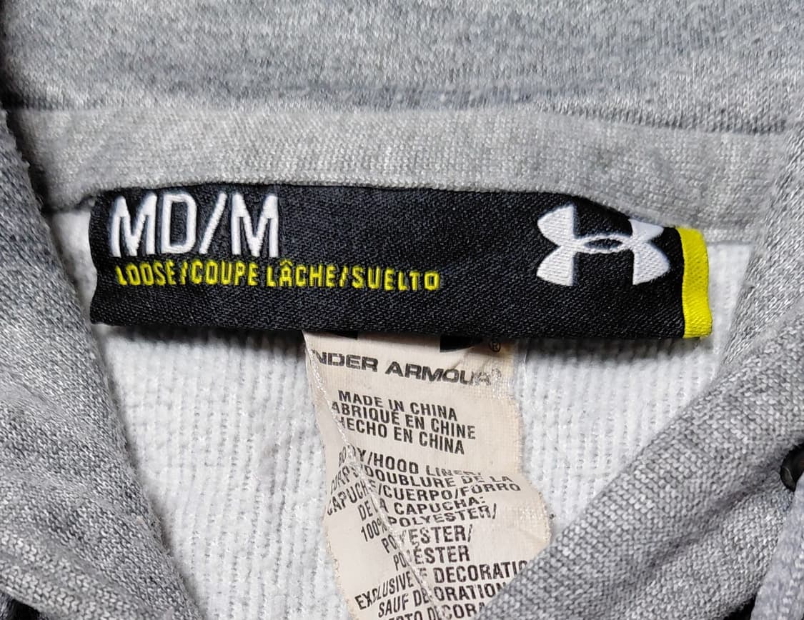 Under Armour 언더아머 회색 후드티 M~L (무료배송) 상품이미지3