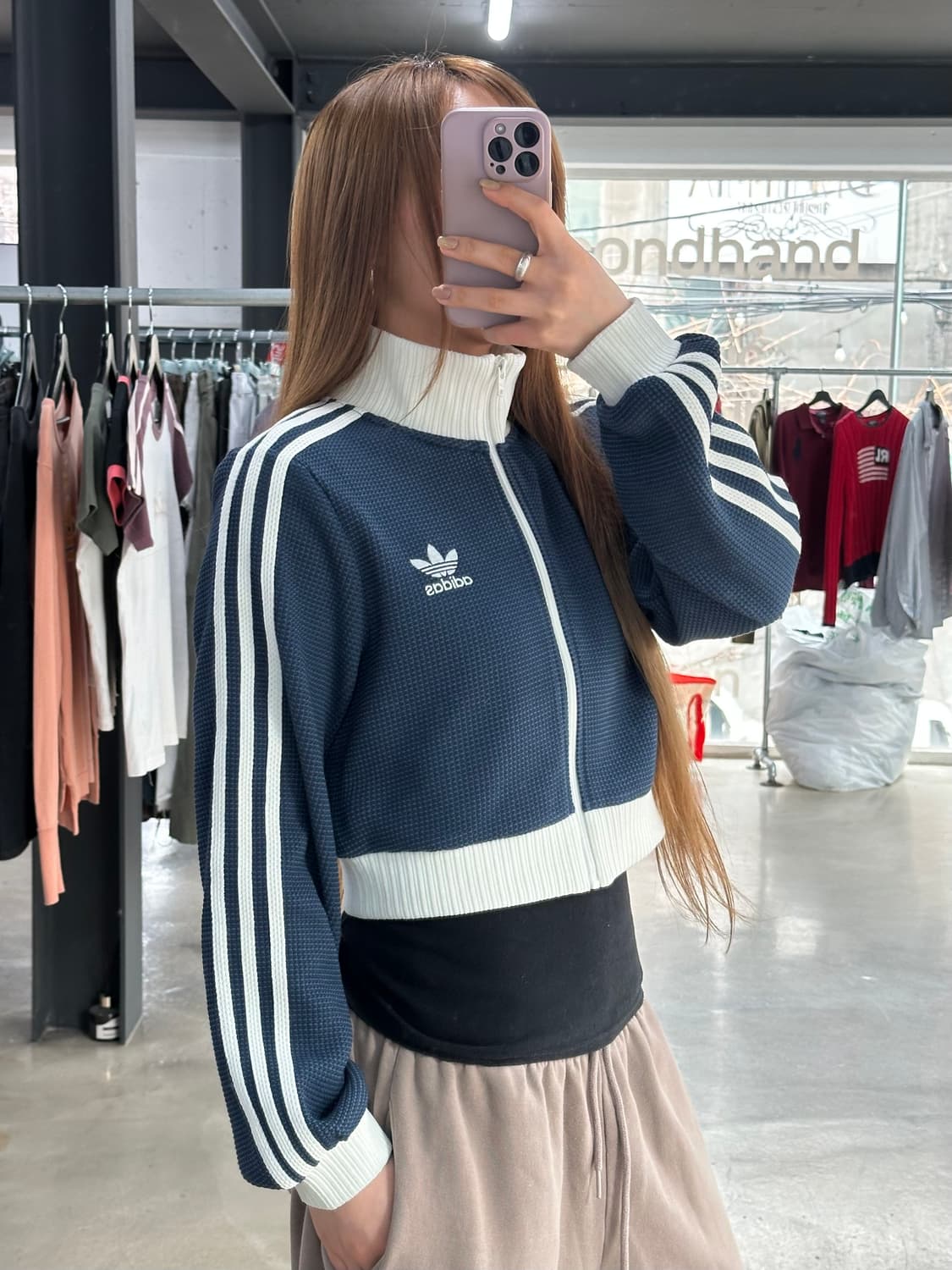 아디다스 와플 크롭 트랙탑 져지 상품이미지3