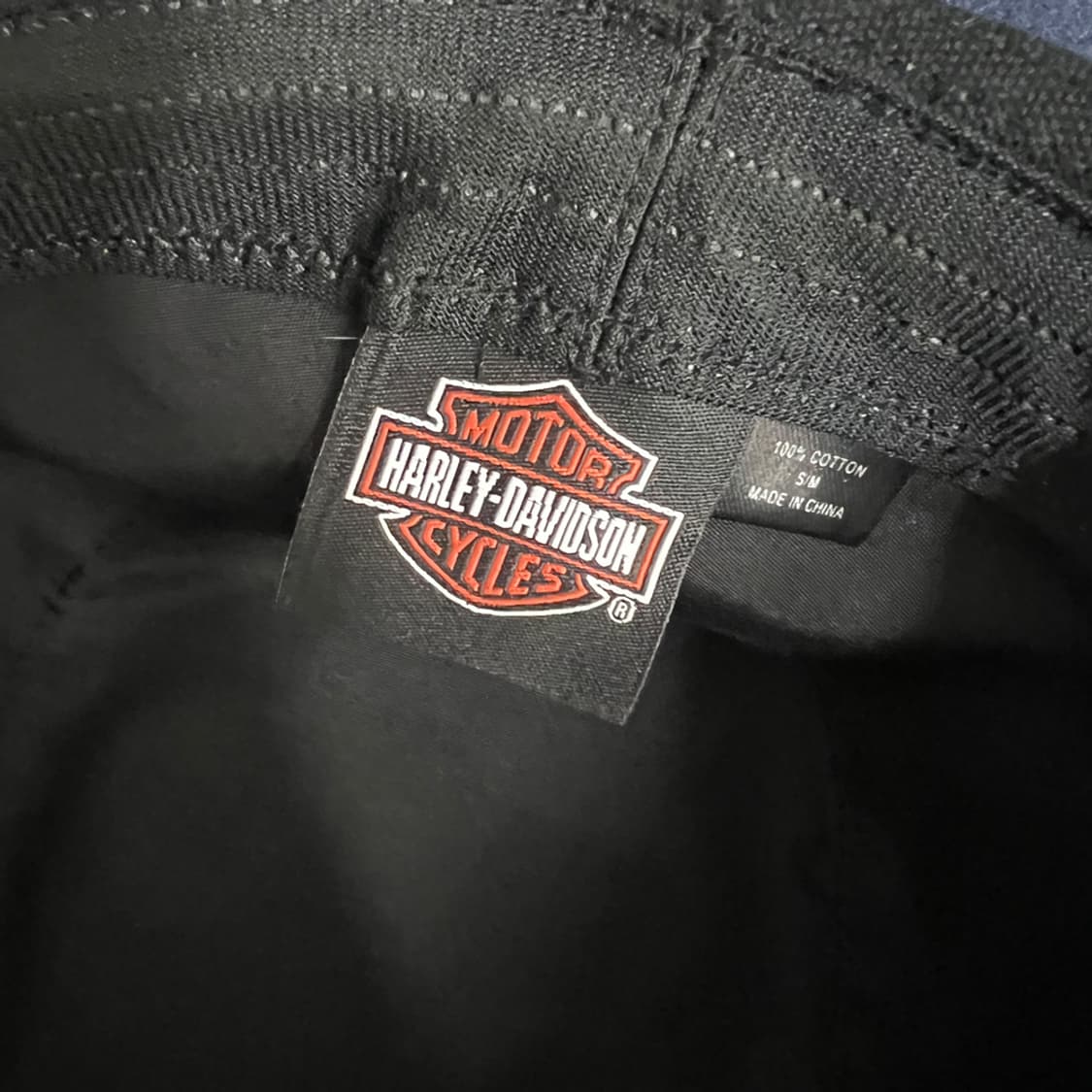 할리데이비슨 윙 스컬 페도라 모자 S/M 상품이미지4