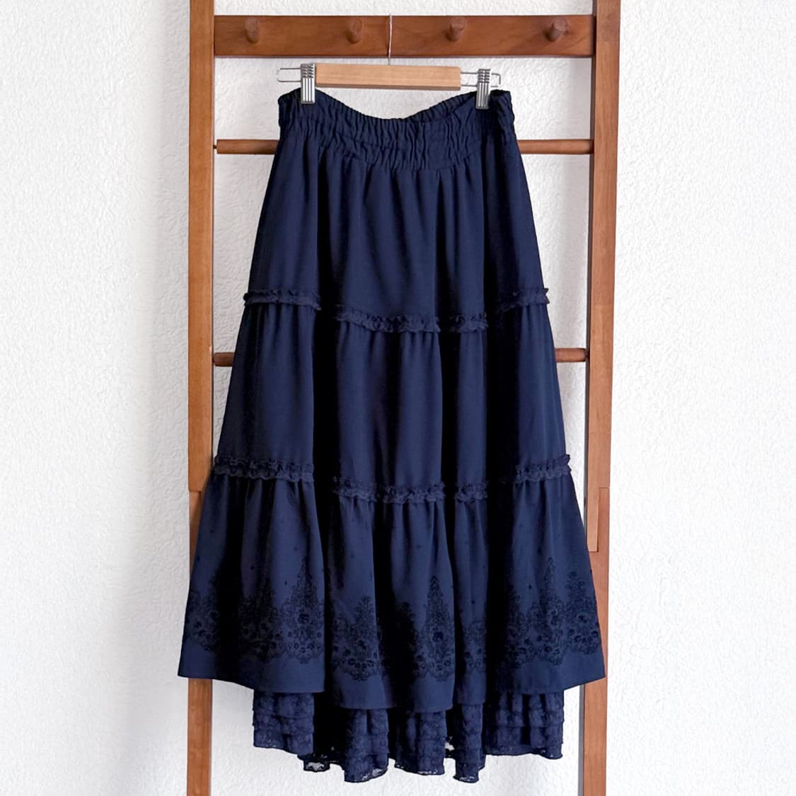 [AXES FEMME] 레이스 티어드 스커트 상품이미지1