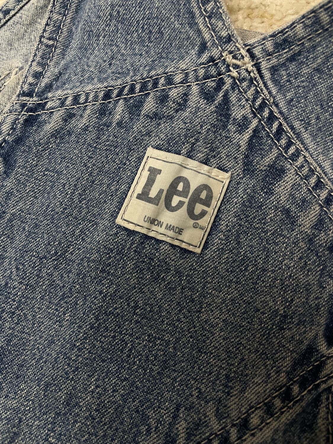 90s [M] 리 Lee Union Made 데님 오버롤 상품이미지6