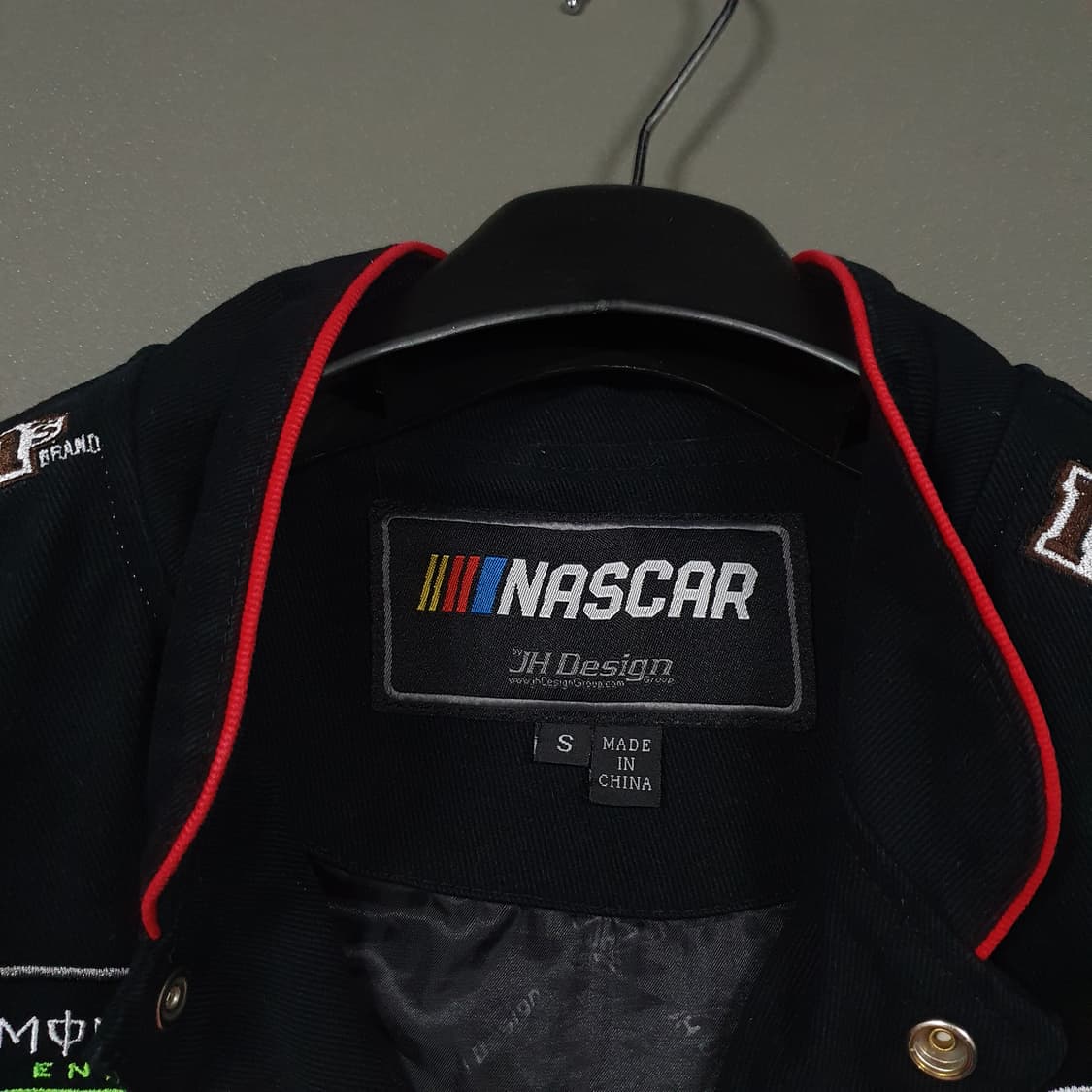 실측 L) 제프헤밀턴 나스카 m&m 도요타 몬스터 패치 코튼 레이싱 자켓 상품이미지5