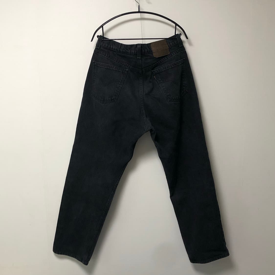 90s Made in USA 리바이스 오렌지탭 550 블랙 36 상품이미지7