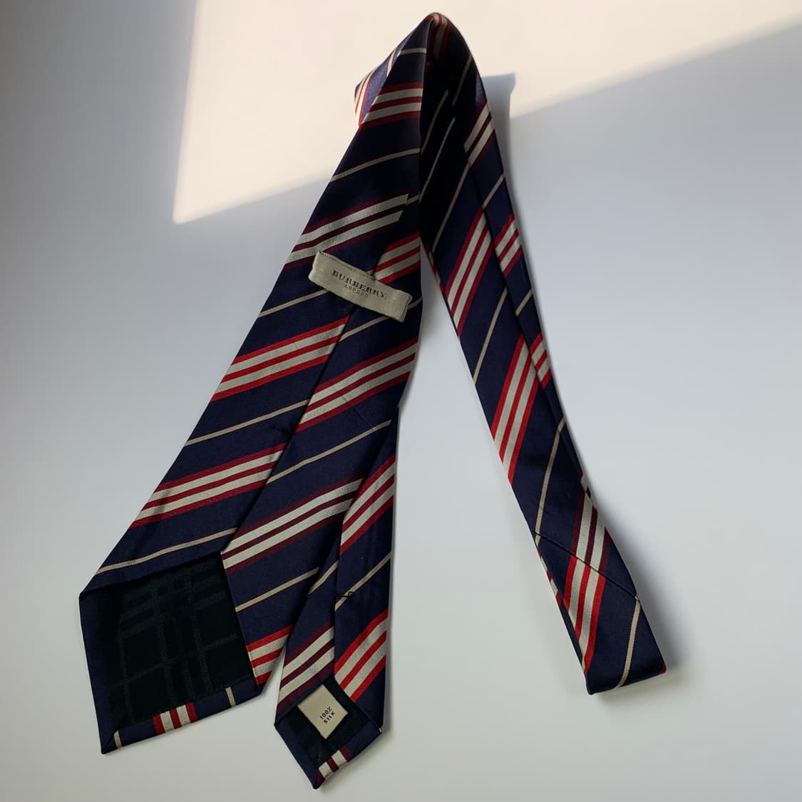 버버리(BURBERRY) 신형 스트라이프 명품넥타이 100실크 이태리 상품이미지10