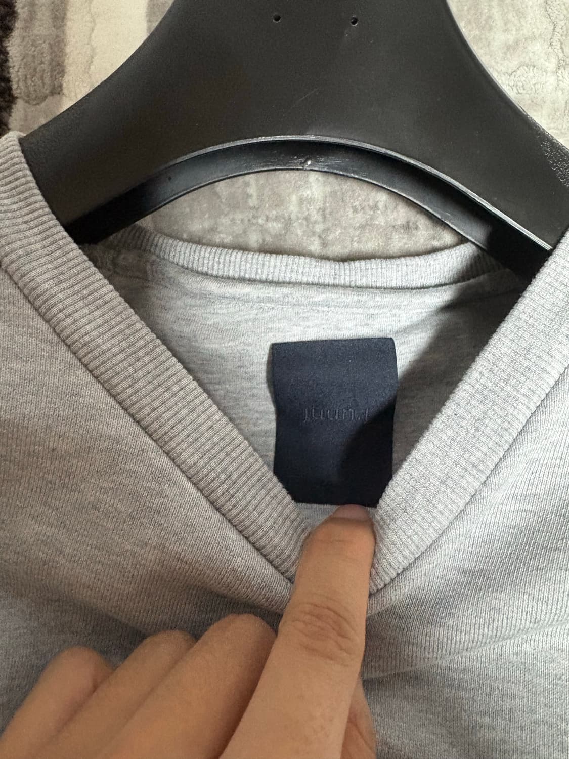 준지 사이드 지퍼 맨투맨-m 상품이미지3