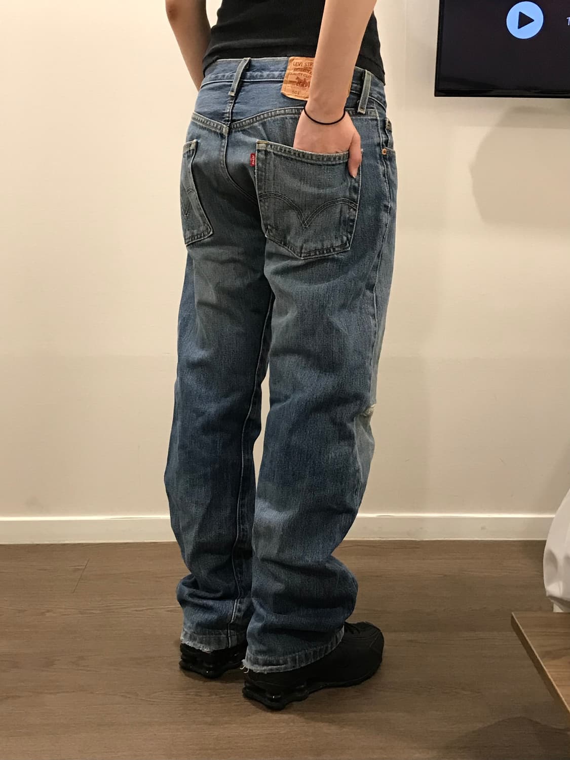 빈티지 리바이스 501 32/34 데님 팬츠 상품이미지2