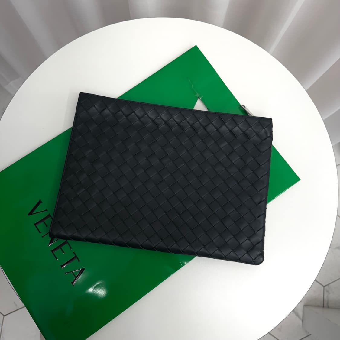 [정품] 보테가베네타 인트레치아토 투톤 클러치 상품이미지2