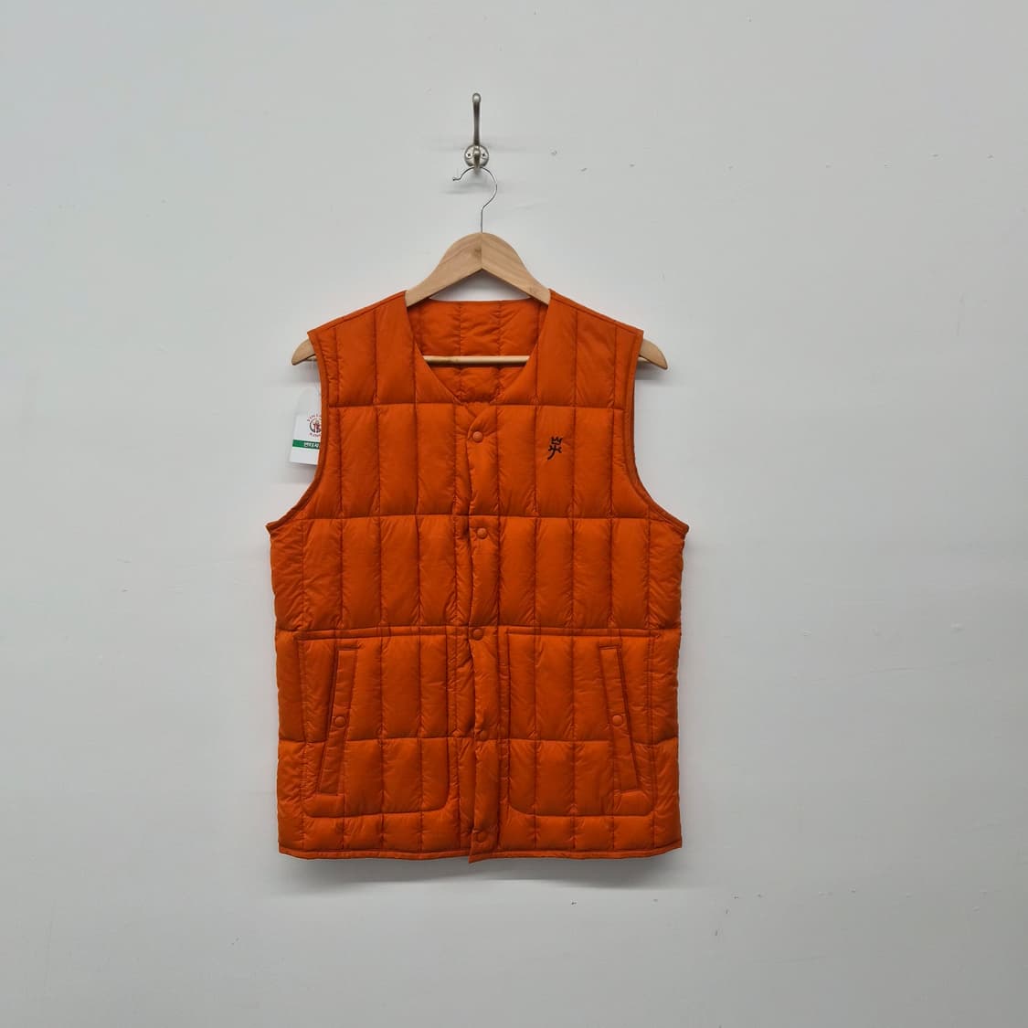 까스텔바작 오렌지 패딩 조끼 남성 M 상품이미지1