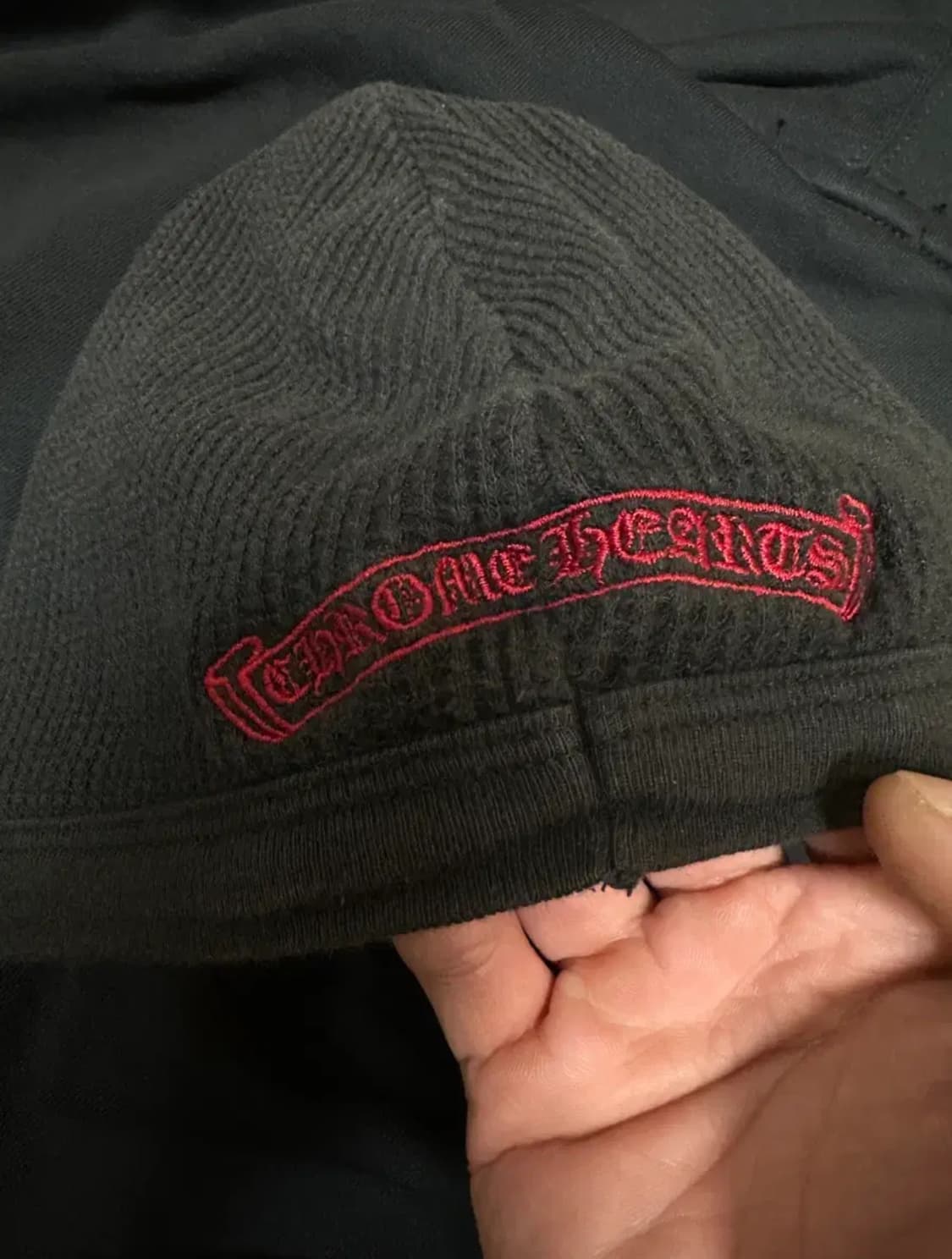 크롬하츠 90s 검빨 비니 ch택  상품이미지2