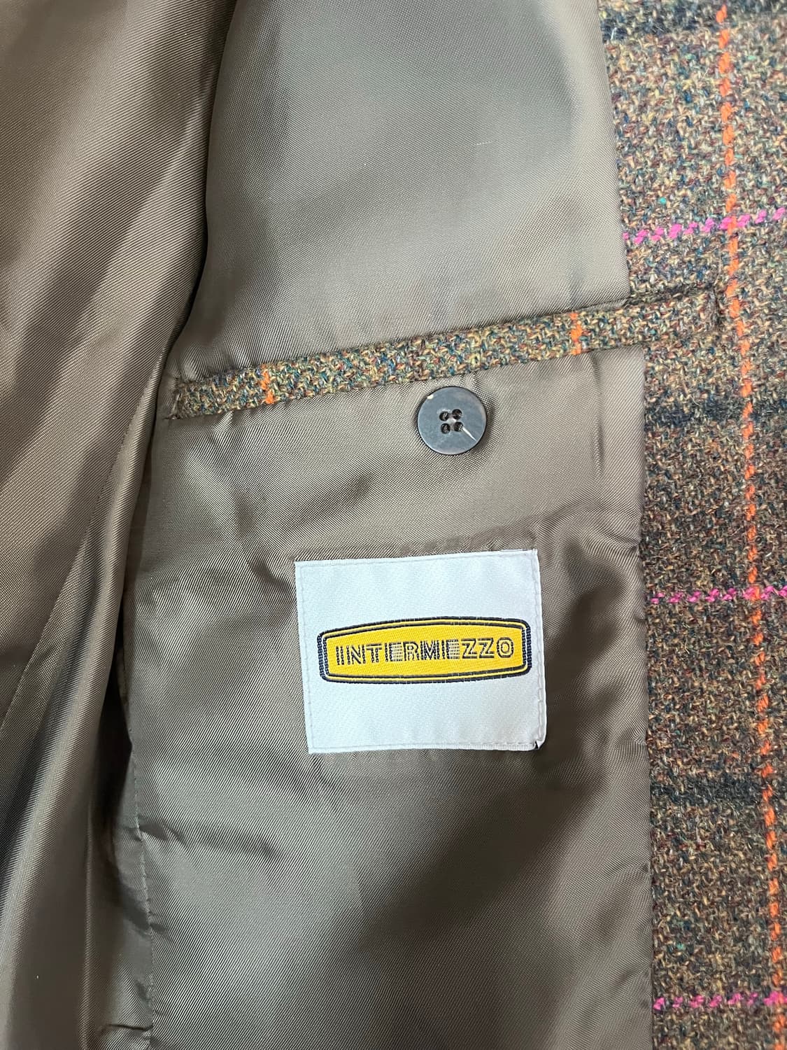 인터메조 울 체크 자켓(한국제) 상품이미지3