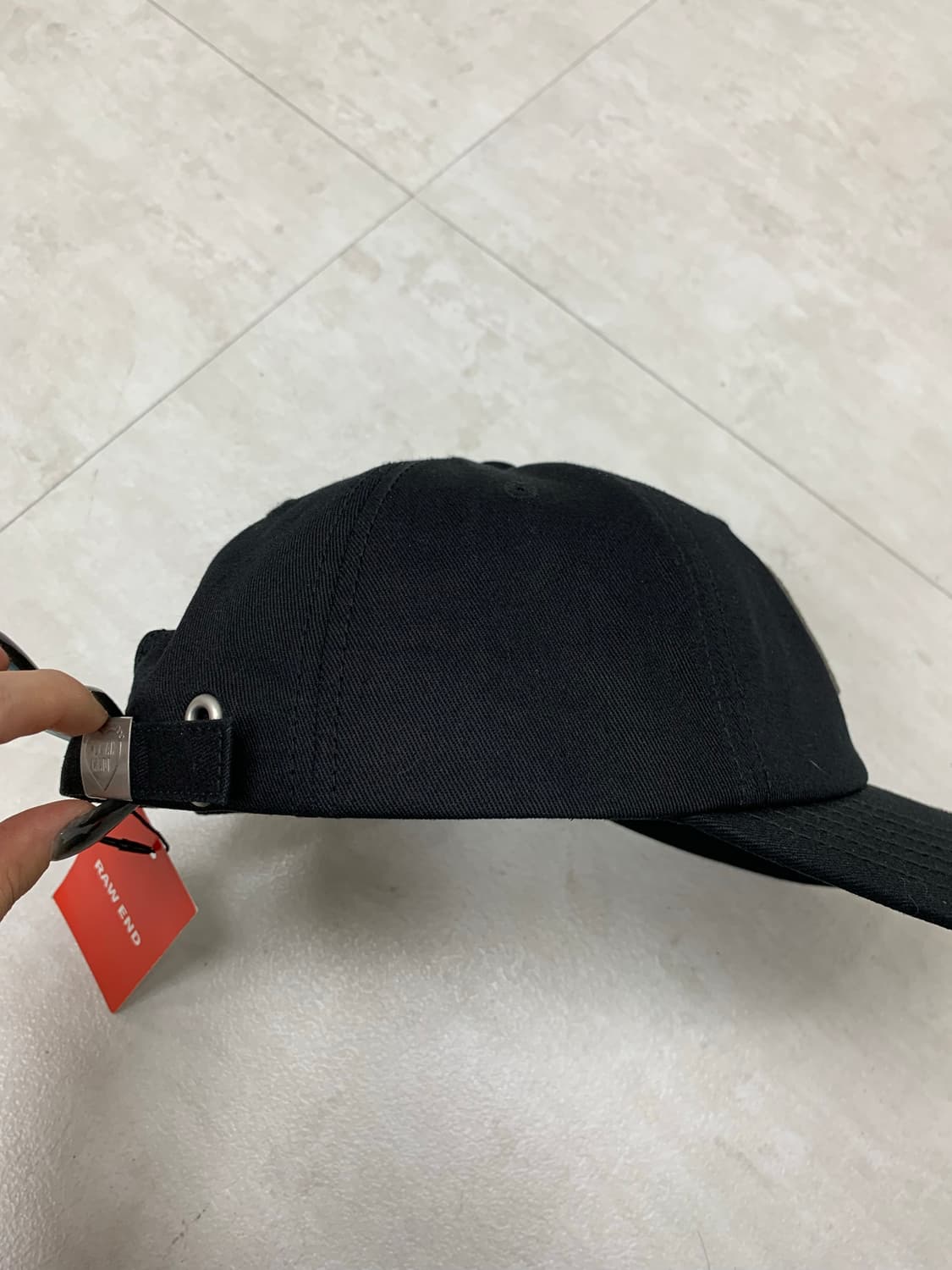 휴먼메이드 블랙 레터링 디테일 볼캡 #297 상품이미지6