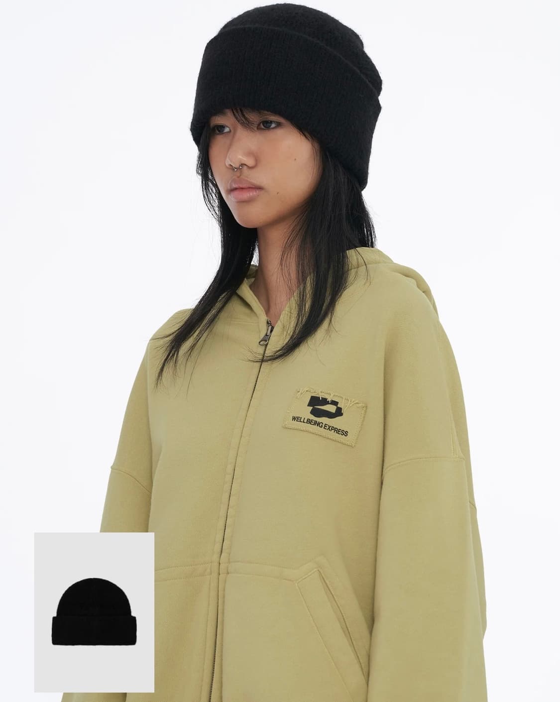 웰빙익스프레스 샤기커프비니 상품이미지2