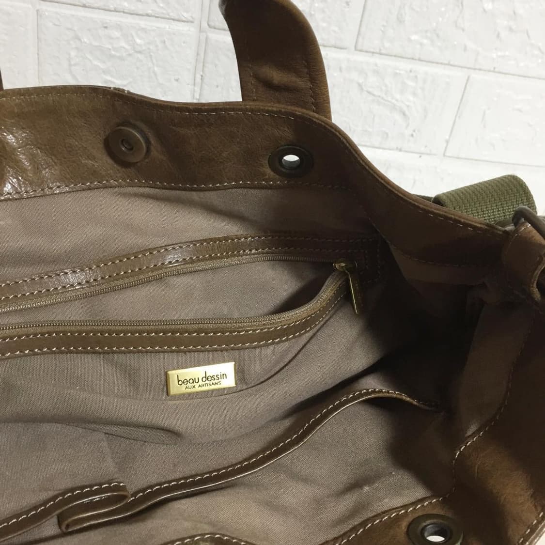 보데산 최고급 소가죽 빈티지가공 토트백 포터 스타일 상품이미지8