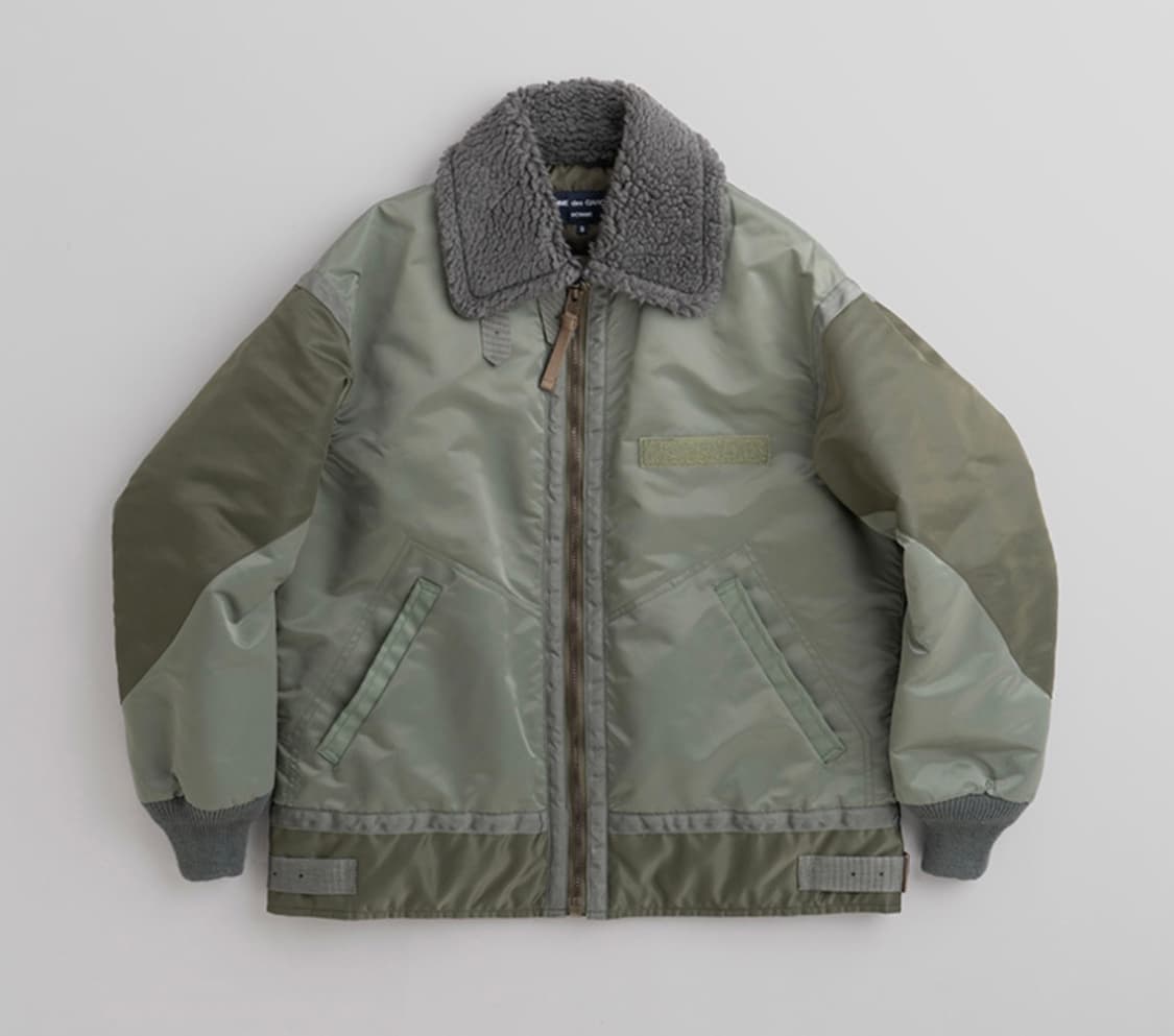 꼼데가르송 옴므 23FW 무스탕 MA-1 자켓 상품이미지1