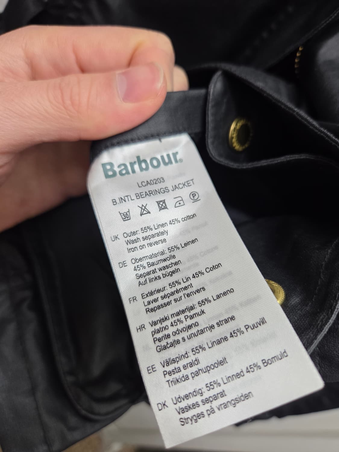 바버 인터내셔널 베어링 자켓 상품이미지8