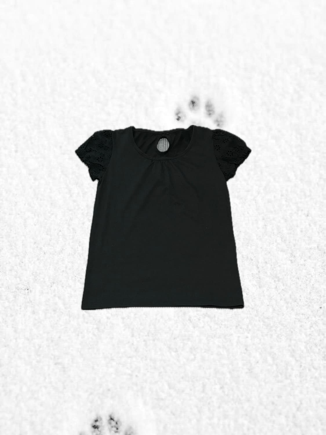 Black back Ribbon top 상품이미지1