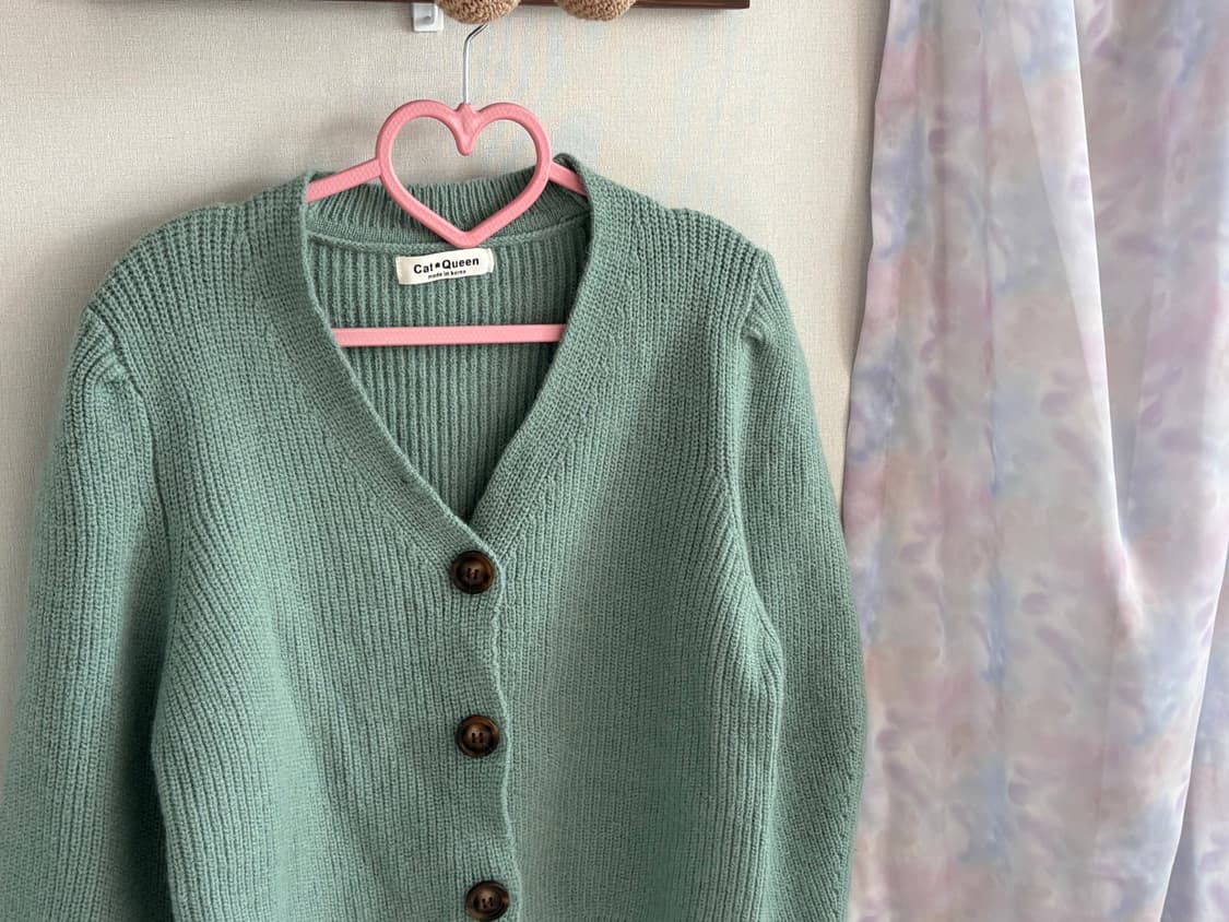 에메랄드 가디건 상품이미지3