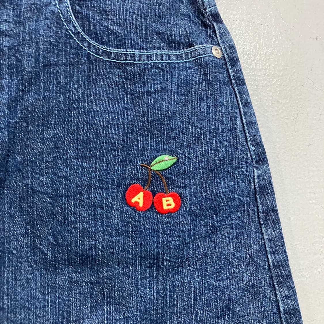 엔젤블루 키치 데님 스커트 상품이미지7