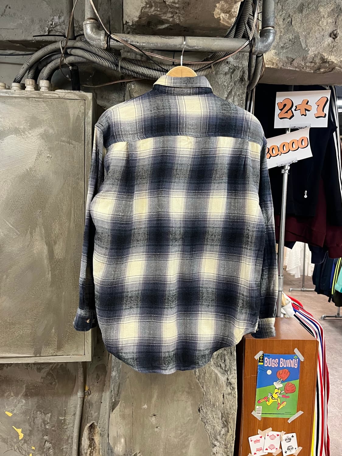 빈티지 Seahop 포켓 체크 셔츠 #csz3675 상품이미지2