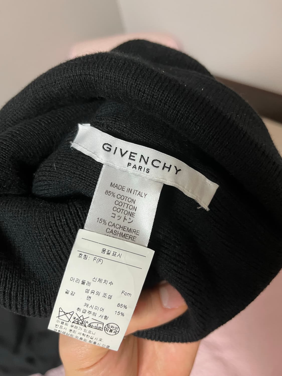 지방시 캐시미어 코튼 블렌드 비니 상품이미지2