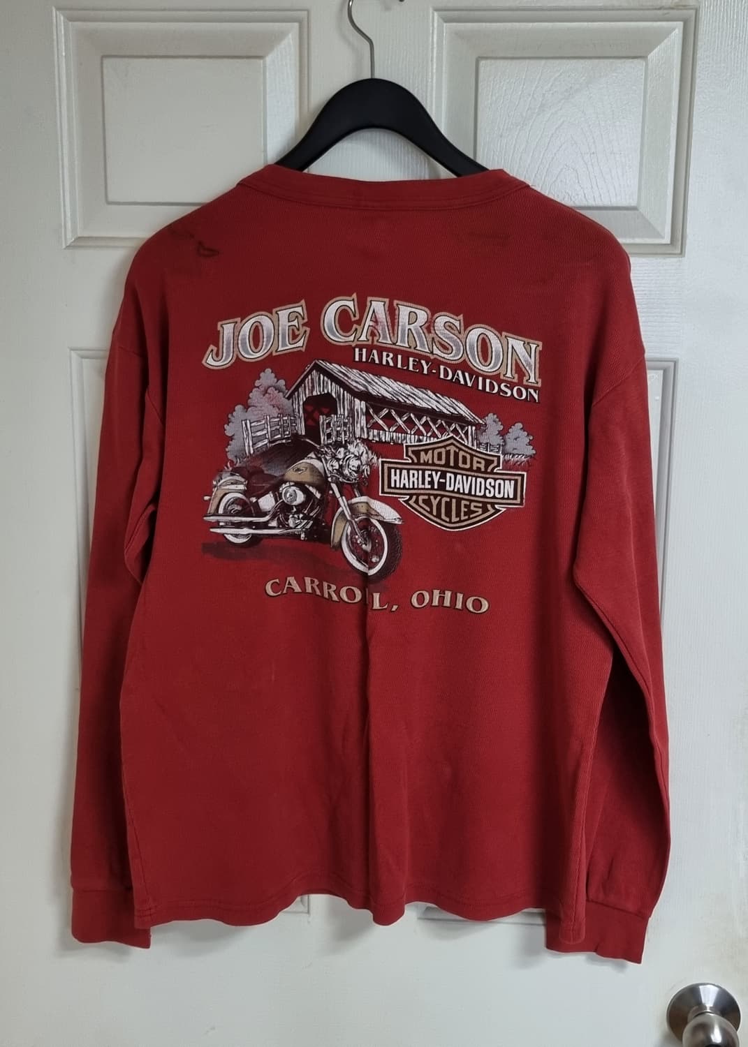 1990's HARLEY DAVIDSON WAFFLE KNIT 상품이미지1