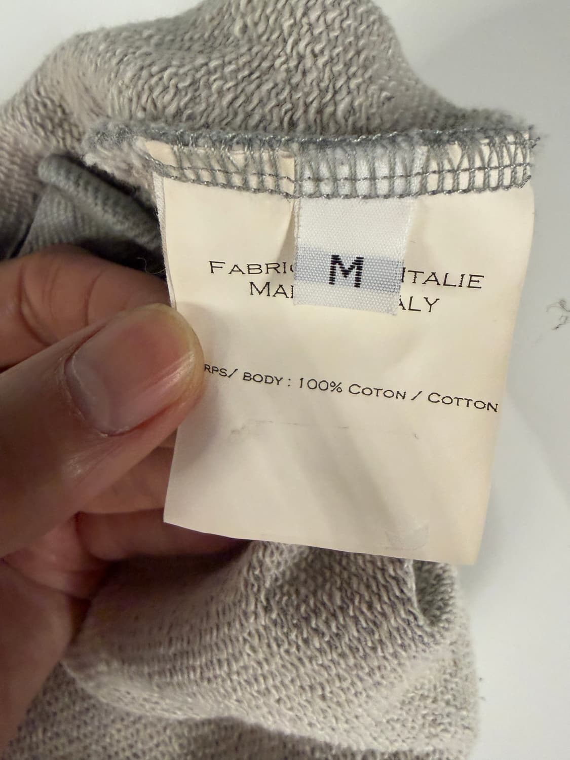 발망 사이드 지퍼 후드티 그레이 M 상품이미지7