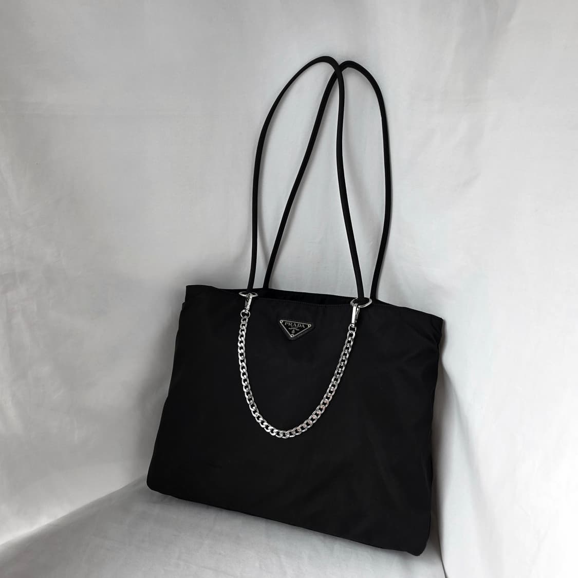 [정품 PRADA] 프라다 포코노 나일론 쇼퍼백 숄더백 라지 상품이미지10