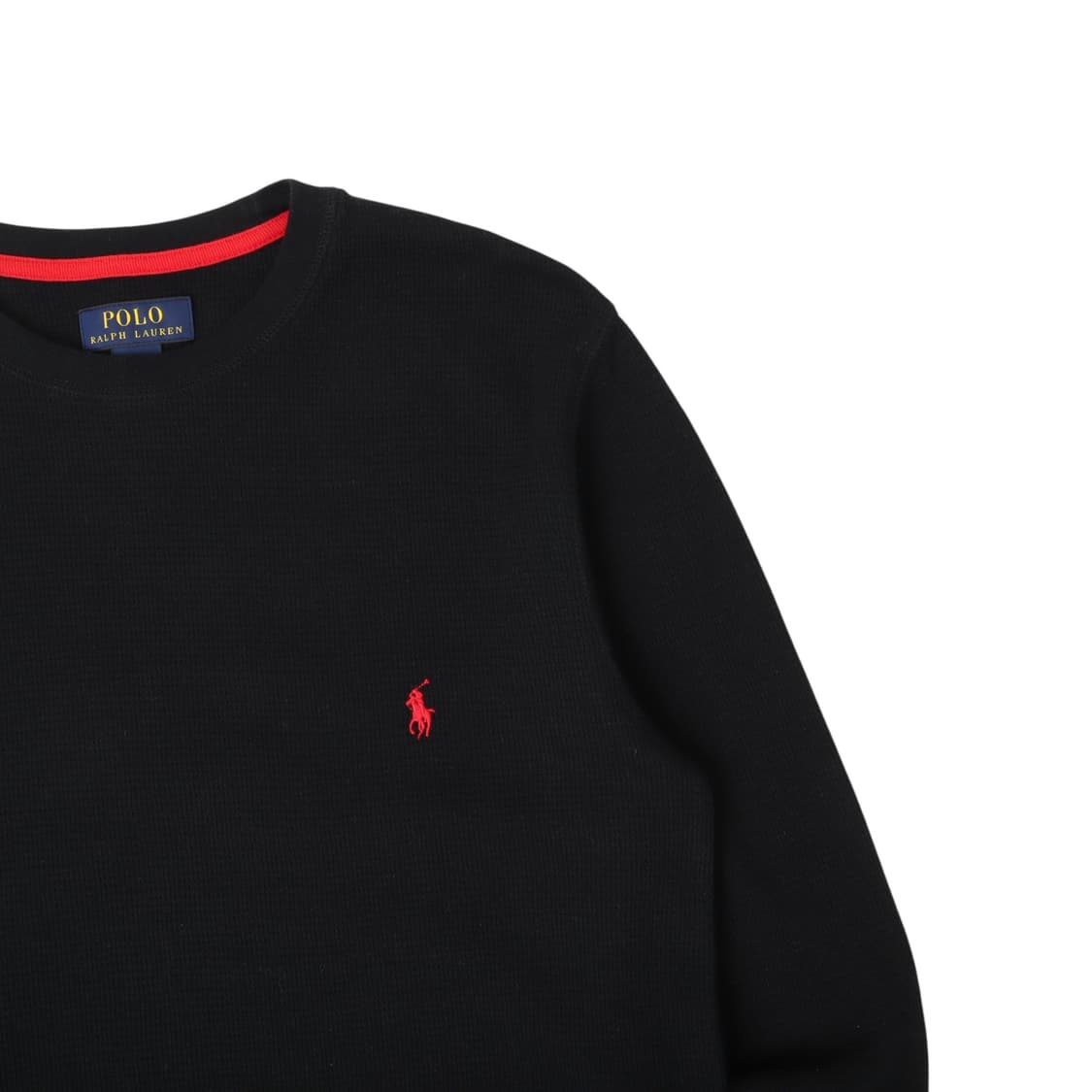 폴로 랄프로렌 블랙 와플 롱슬리브 상품이미지3
