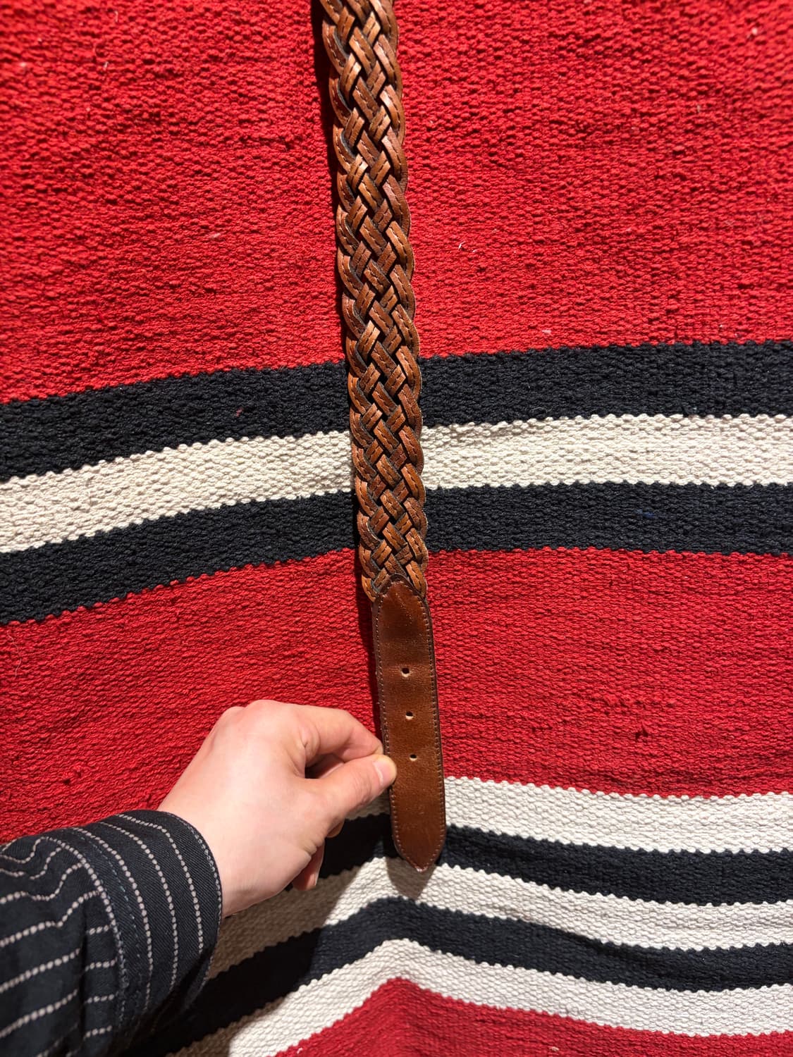 리바이스 위빙 벨트 / Levis brown weaving belt 상품이미지4