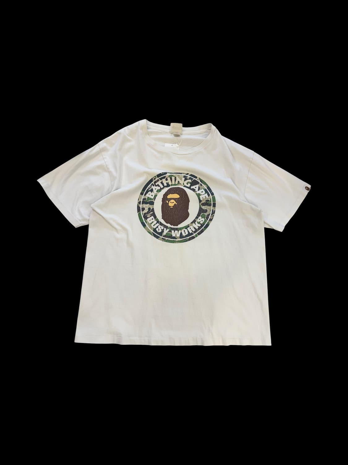 베이프 버시 웍스 서클 로고 반팔 티셔츠 상품이미지1