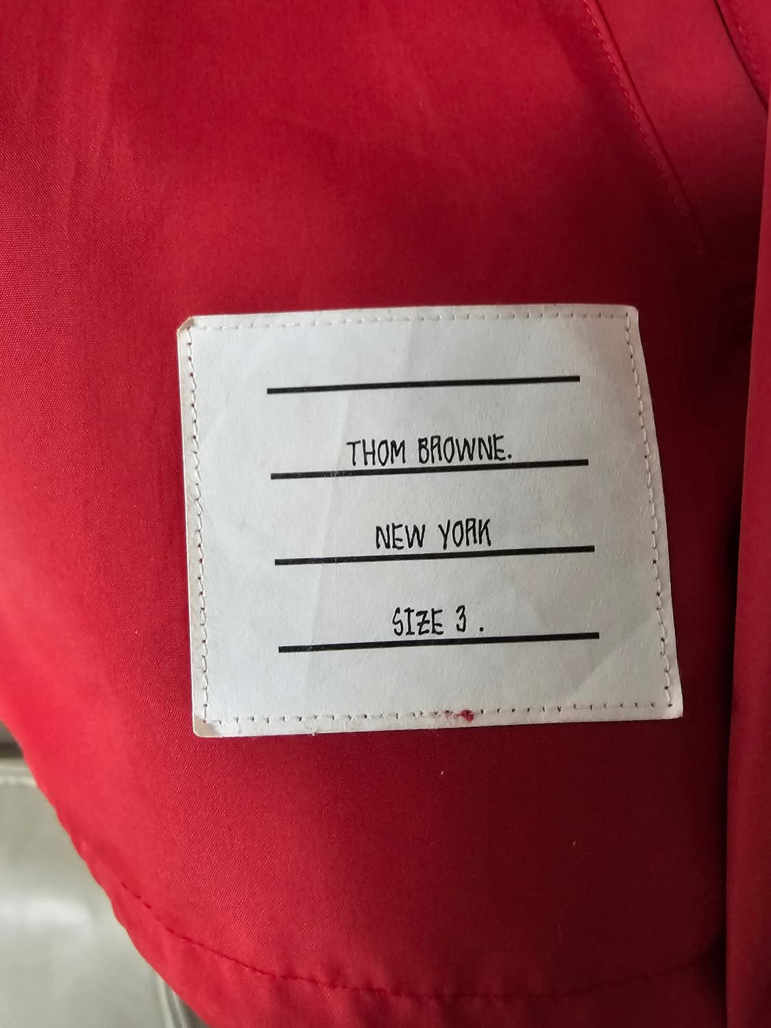 톰브라운 립스탑 윈드브레이커 점퍼(3/정품) 상품이미지5