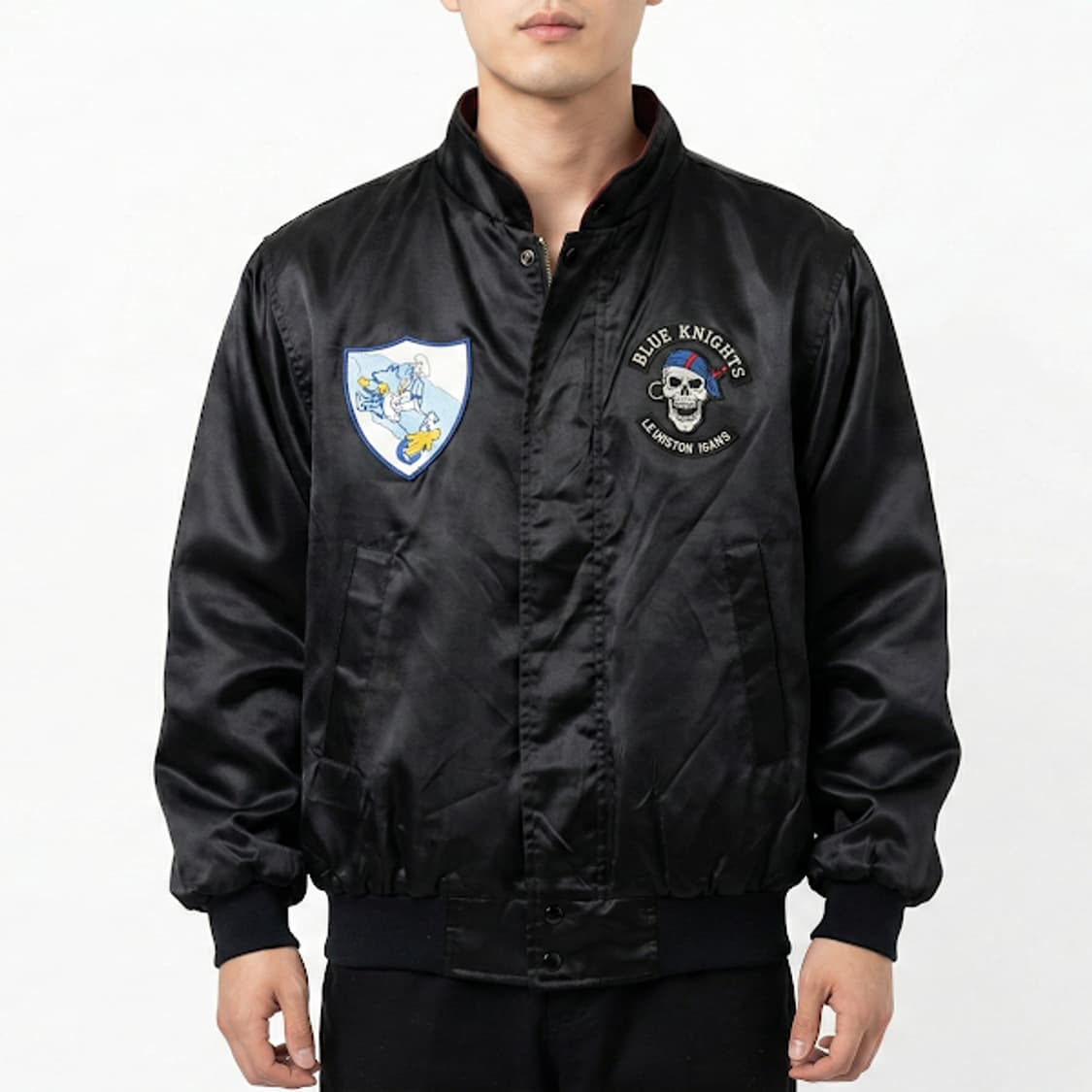 1990년대 빈티지 Blue Knights 모터사이클 클럽 자켓 상품이미지1