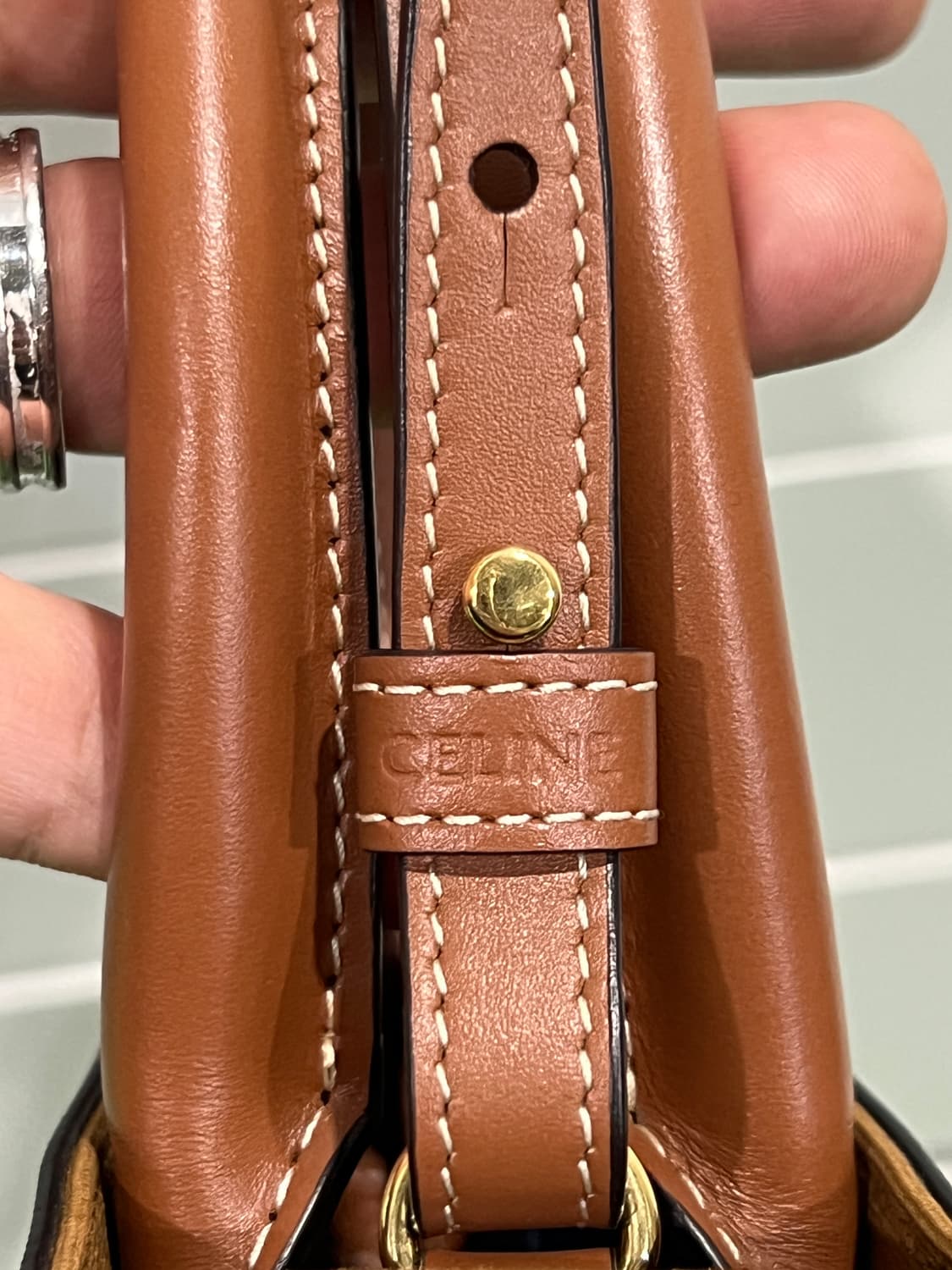 셀린느 카바스 트리옹프 버티컬 미니백 크로스백 상품이미지9