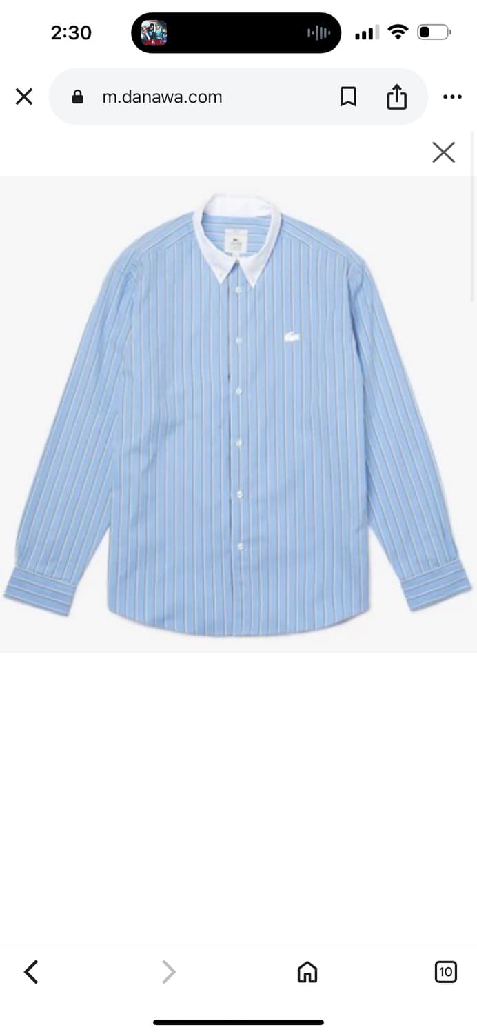 삽니다 라코스테 라이브 긴팔셔츠 상품이미지1