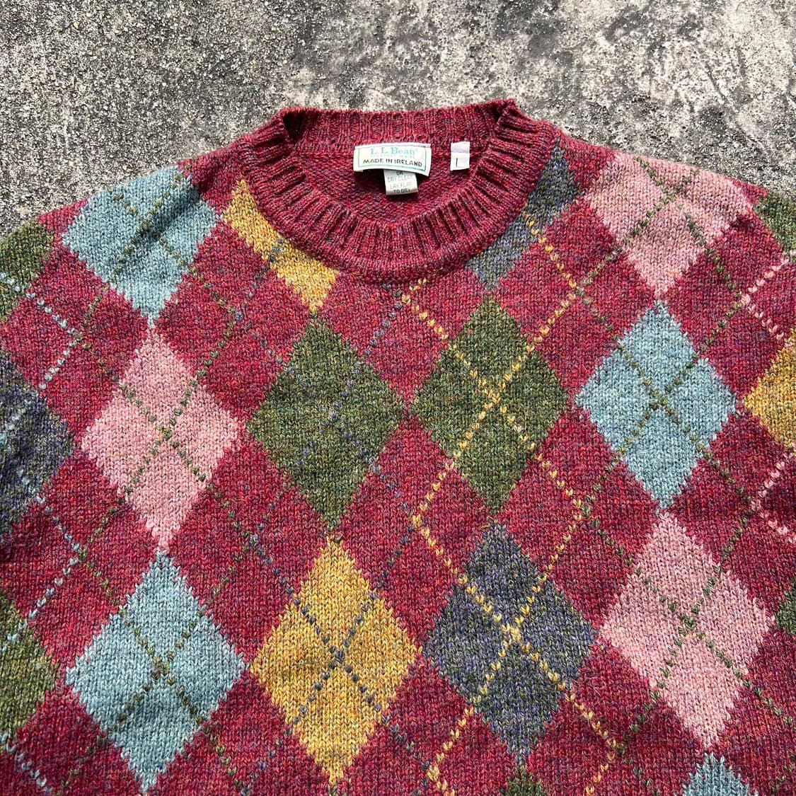 70’s Made in Ireland L.L. Bean 울 스웨터 상품이미지2