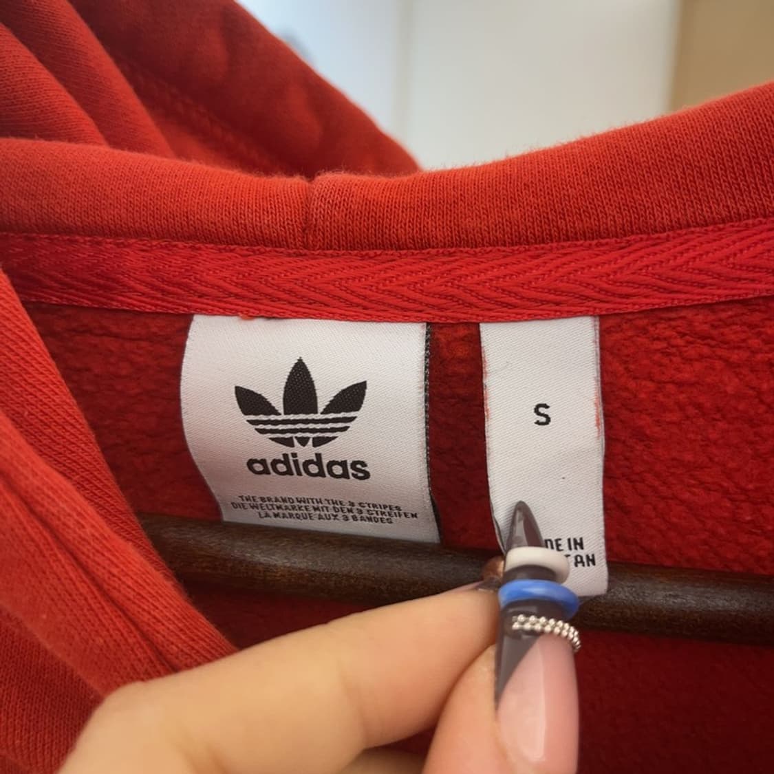 아디다스 Y2K 스펠아웃 코이즈 약기모 후드티 S C07843 상품이미지5